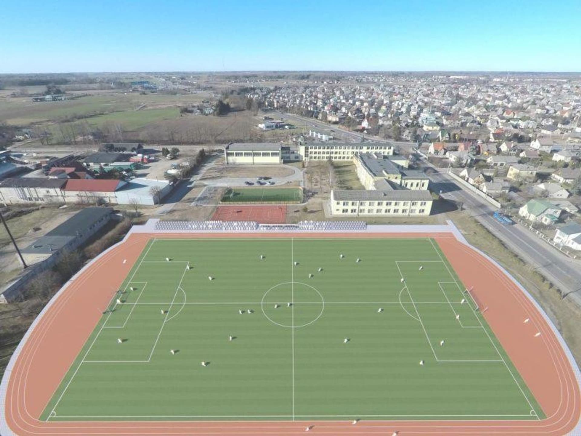 Stadium of the school of Adomas Mitkus
