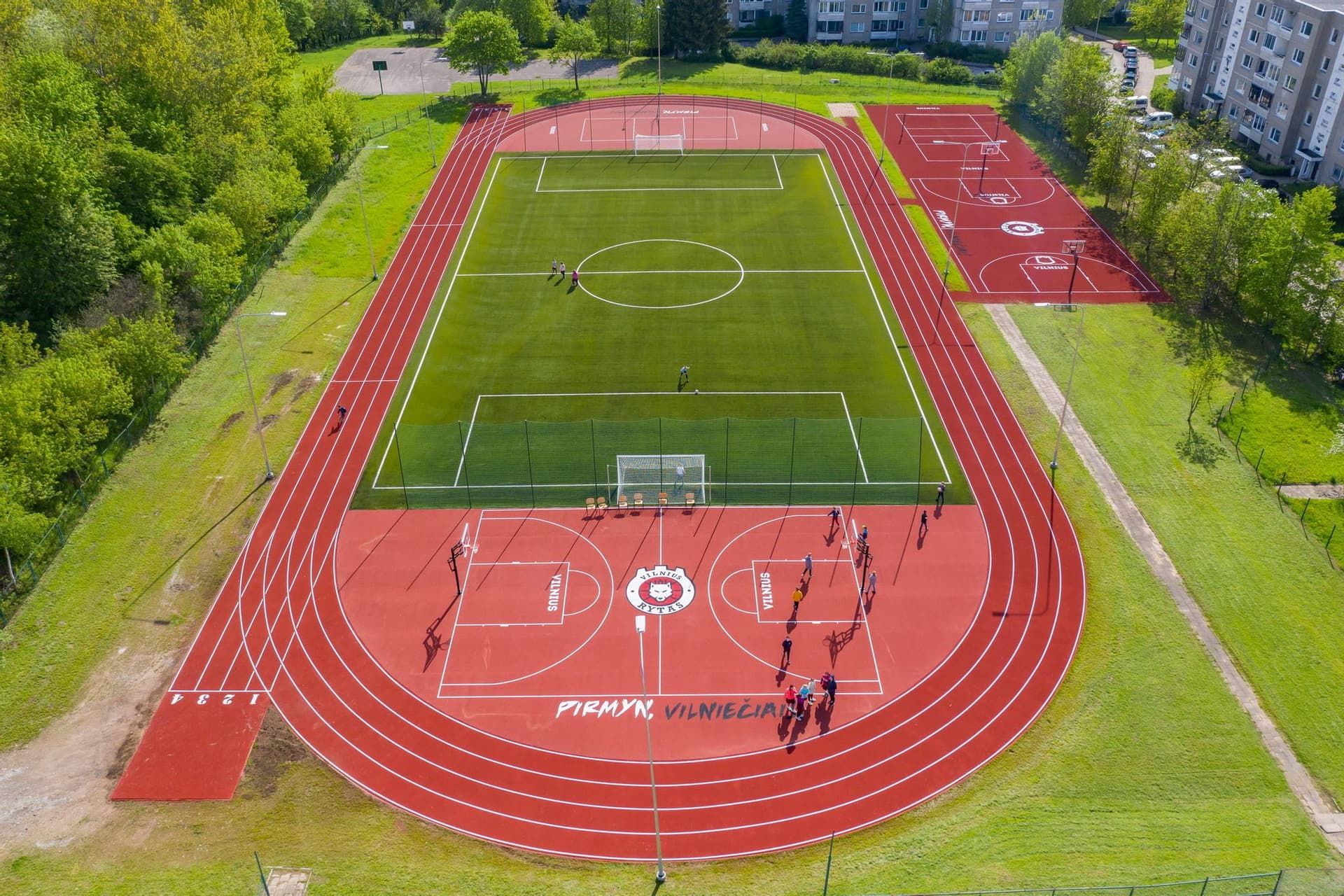 Fabijoniškės school stadium
