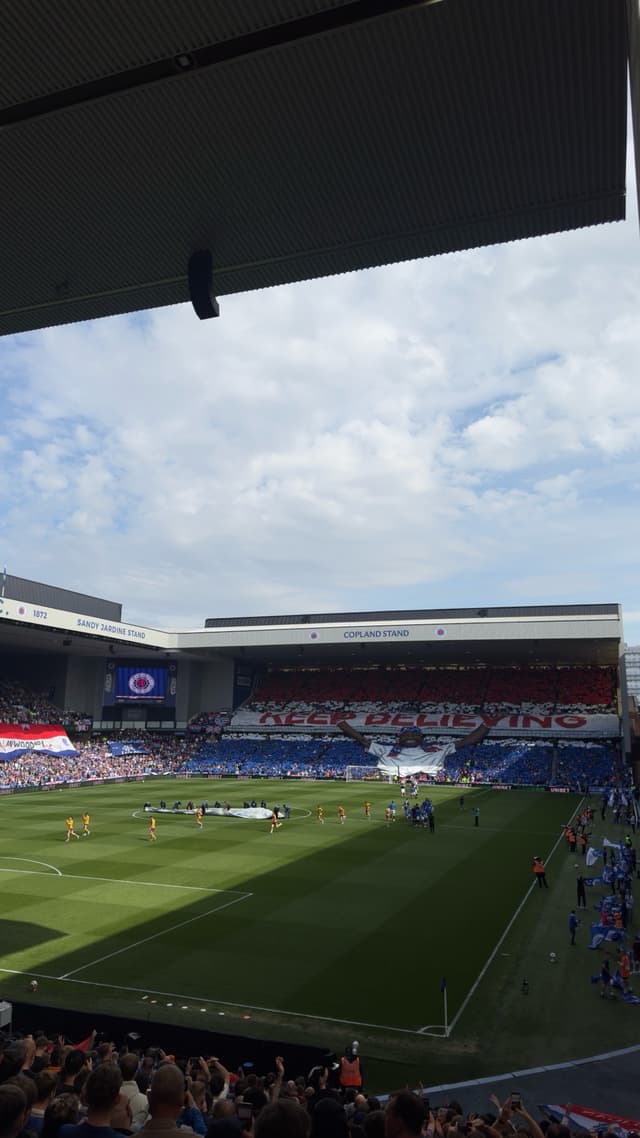 Rangers v Motherwell — fan photo
