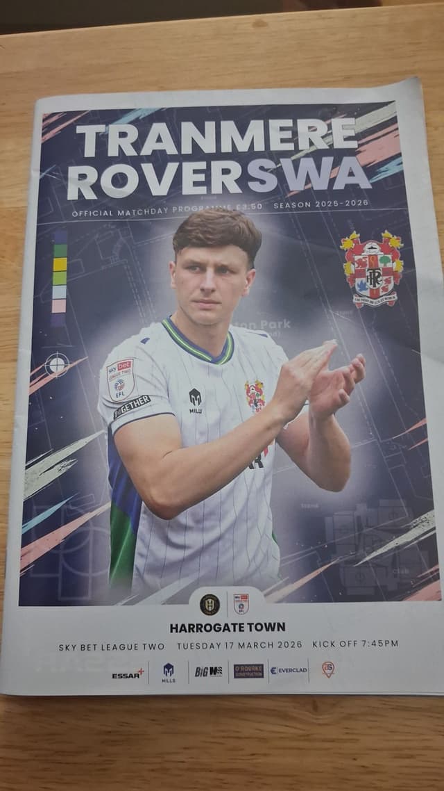 Tranmere Rovers v Harrogate Town — fan photo