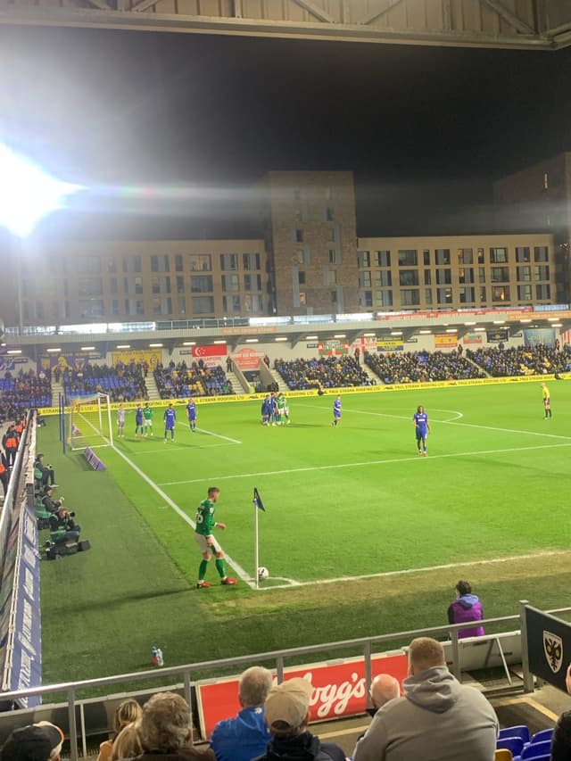 AFC Wimbledon v Stockport County — fan photo
