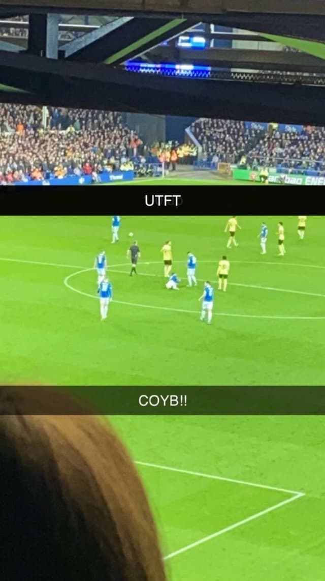 Everton v Burnley — fan photo