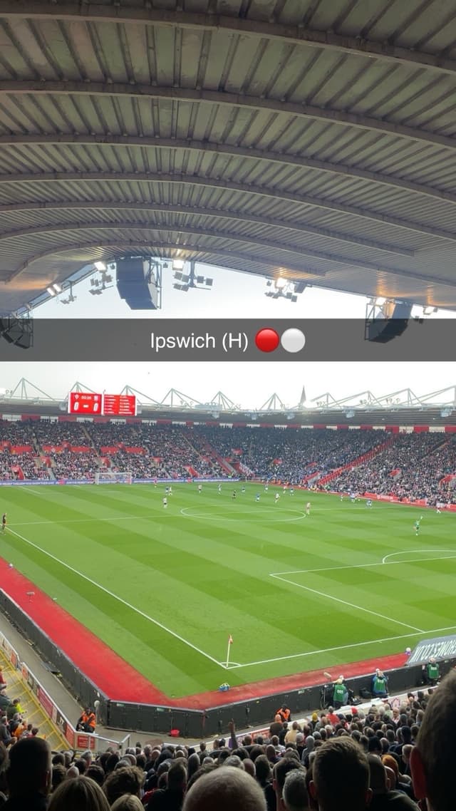 Southampton v Ipswich — fan photo