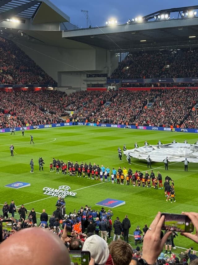 Liverpool v PSG — fan photo